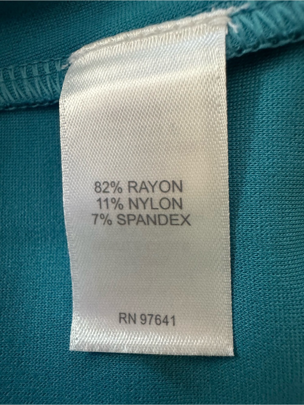 NWT J. Jill Wearever Teal V-Neck Dress - Picture 4 of 5